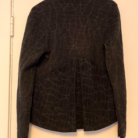 Eileen Fisher Merino Cotton Mosaic Jacket, Small - Picture 7 of 10